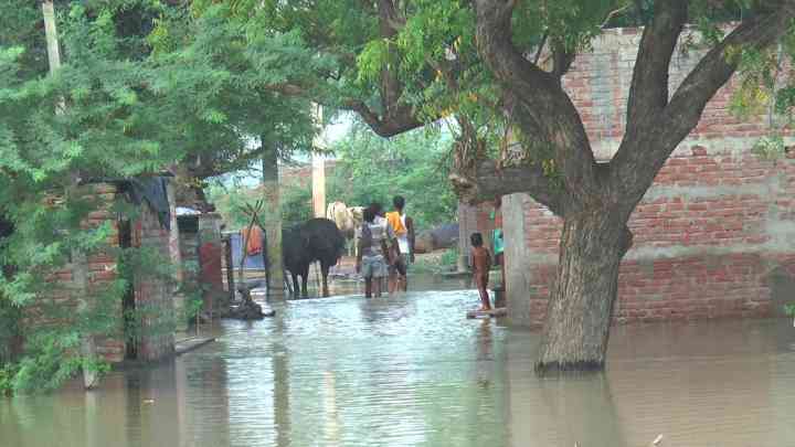 फर्रुखाबाद में गंगा का जलस्तर खतरे के निशान से 30 सेंटीमीटर ऊपर, जनजीवन अस्तव्यस्त