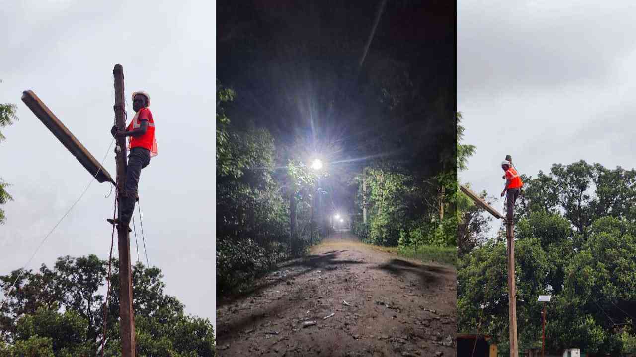 अमृत काल में जगमगाया गोंडा का वनटांगिया गांव, पहले सड़क फिर बिजली पहुंचने से खिले ग्रामीणों के चेहरे