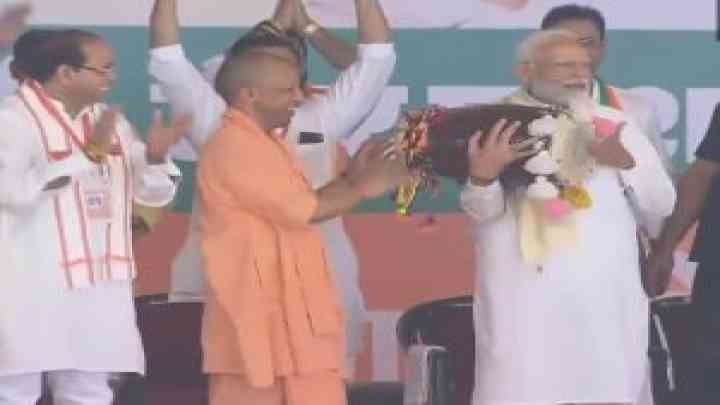 UP के अमरोहा में PM नरेंद्र मोदी का संबोधन, की रिकार्ड मतदान की अपील