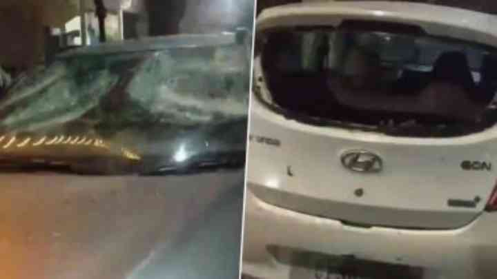 UP: अमेठी में कांग्रेस दफ्तर के बाहर गाड़ियों में तोड़फोड़, पार्टी ने स्मृति ईरानी और  बीजेपी पर लगाया आरोप