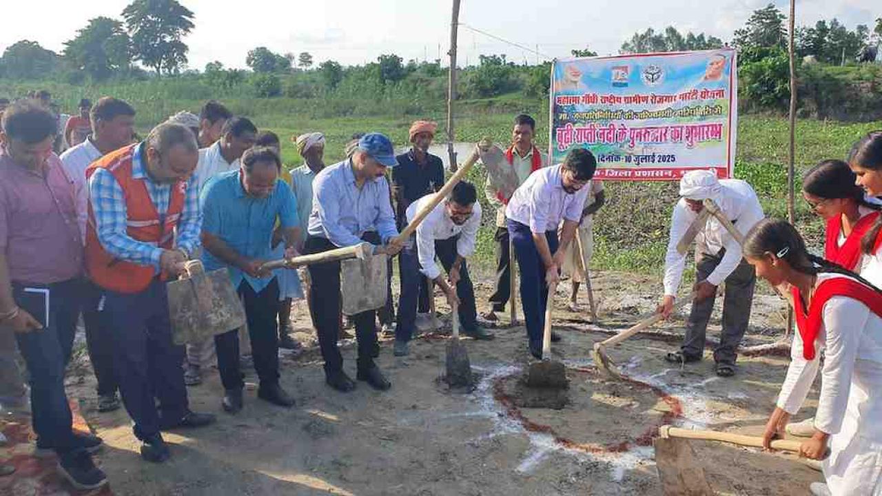 श्रावस्ती में जीवनदायनी बनेगी विलुप्त बूढ़ी राप्ती नदी, किसानों को होगा फायदा