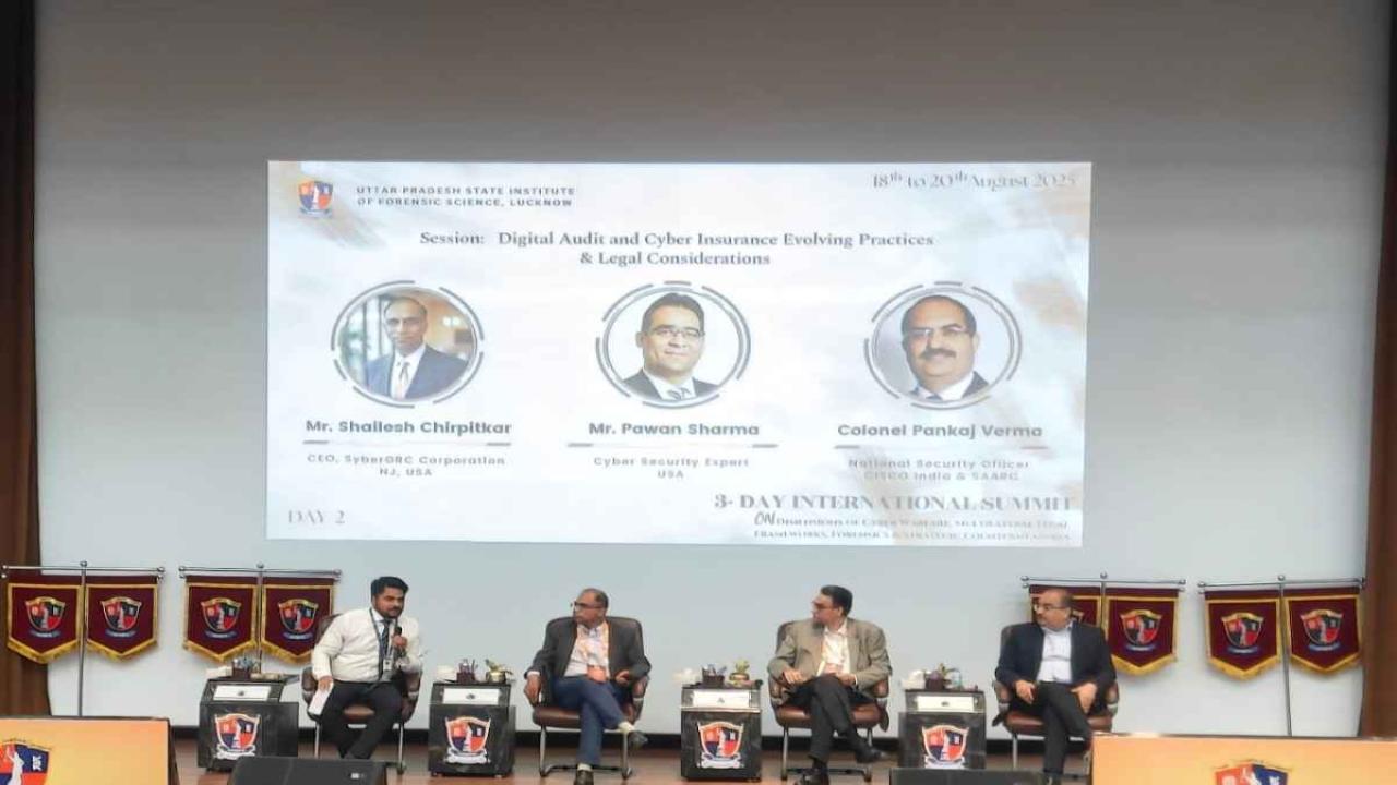 सीएम योगी के मार्गदर्शन में यूपीएसआईएफएस में साइबर अपराध को रोकने के लिए चल रहा है तीन दिवसीय सेमिनार