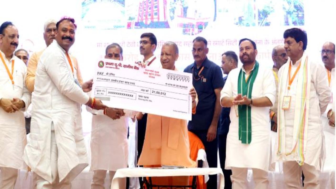 सीएम योगी ने सहारनपुर में ₹381 करोड़ की 15 विकास योजनाओं का किया लोकार्पण
