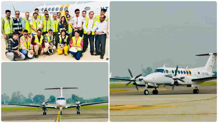 कैलिब्रेशन फ्लाइट ने नोएडा इंटरनेशनल एयरपोर्ट पर की सफल लैंडिंग