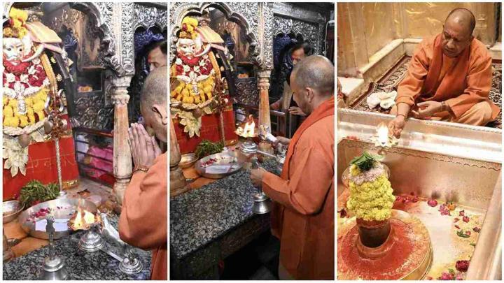 बाबा विश्वनाथ के दरबार में CM योगी ने लगाई हाज़िरी, 'काशी कोतवाल' के दर पर भी झुकाया शीश