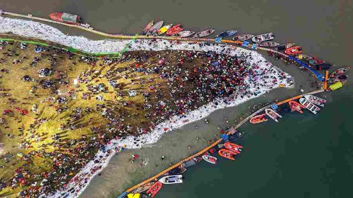 त्रिवेणी के तट पर लगे माघ मेले का बसंत पंचमी स्नान पर्व सकुशल संपन्न, 3.56 करोड़ ने लगाई पुण्य की डुबकी, दशकों का टूटा रिकॉर्ड