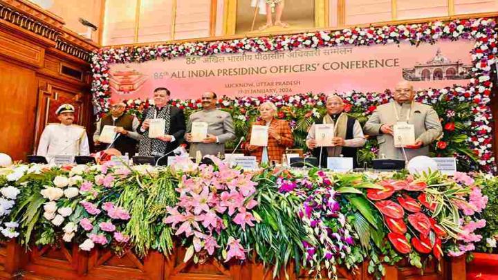 AIPOC 2026 Lucknow: "लोकतंत्र के स्तंभों में संतुलन जरूरी"- विधानसभा अध्यक्ष सतीश महाना का संबोधन