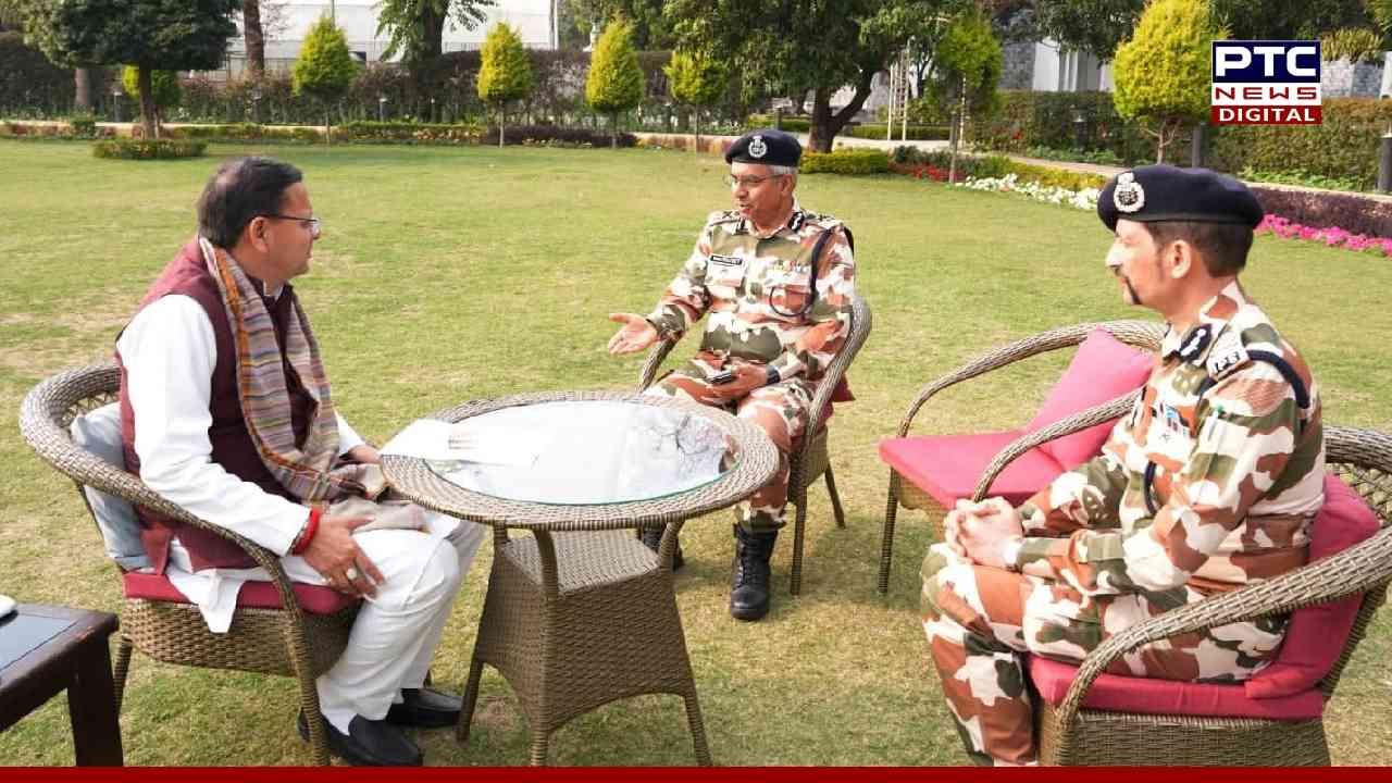 मुख्यमंत्री पुष्कर सिंह धामी ने की अंतर्राष्ट्रीय सीमाओं की सुरक्षा में ITBP के योगदान की सराहना
