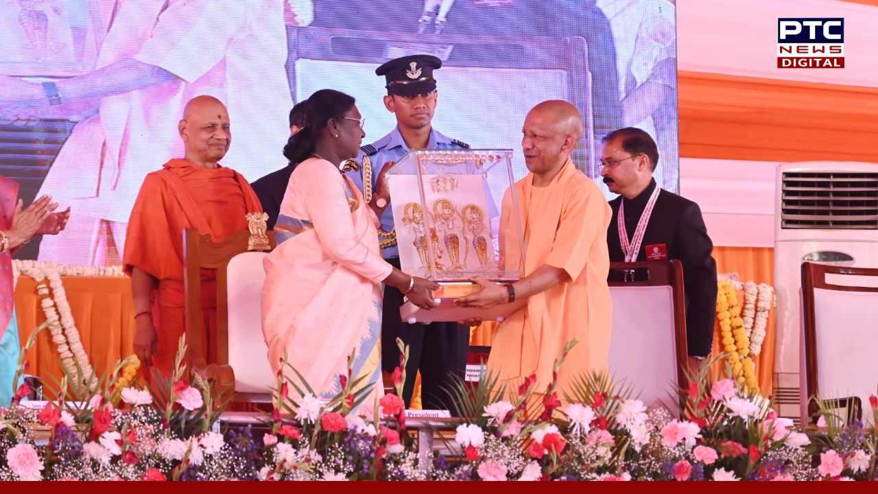 चैत्र नवरात्रि पर श्रीराम जन्मभूमि मंदिर में श्रीराम यंत्र की स्थापना, सीएम योगी ने किया रामराज्य की अनुभूति का जिक्र